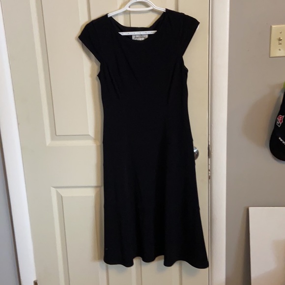 Joseph Ribkoff mid-length black dress - Picture 6 of 6